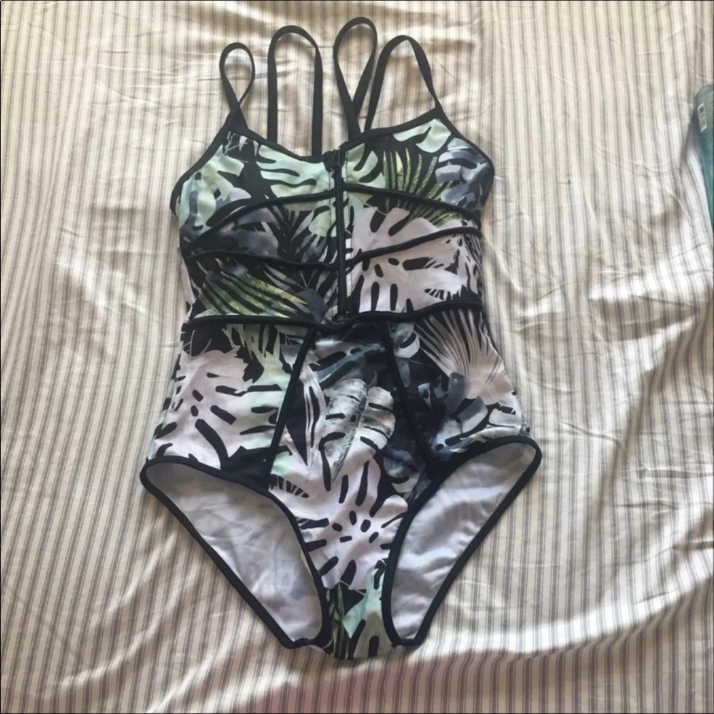 Green One Piece Swimsuit